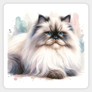 Himalayan - Watercolor Cat Sticker